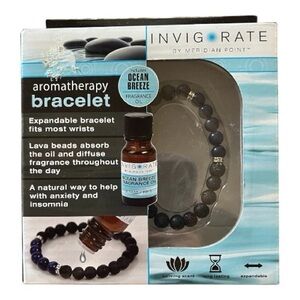 Invigorate Aromatherapy Bracelet with Ocean Breeze Oil